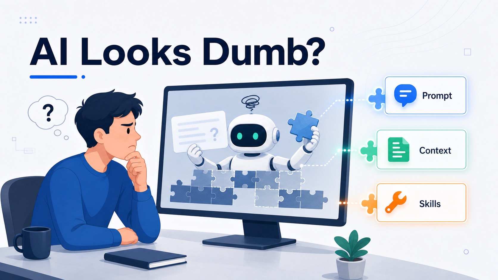 为什么你觉得 AI 傻傻的？